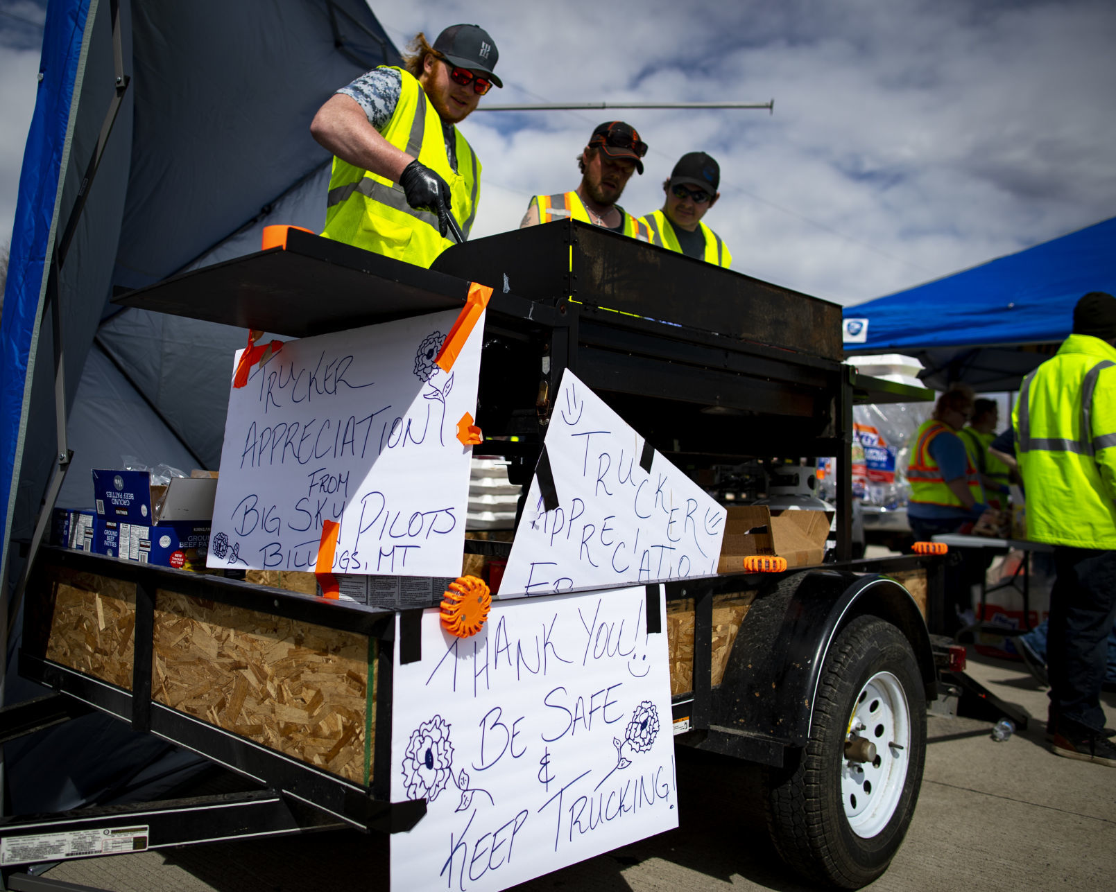 Big Sky Pilots feeds truck drivers